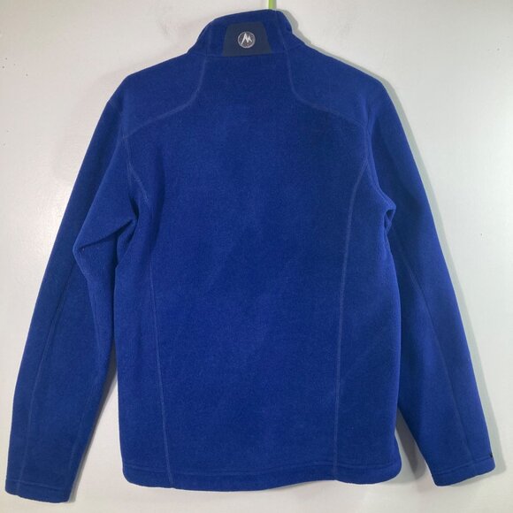 Mens Marmot Polartec Full Zip Fleece Jacket Blue S Polyester - Picture 2 of 11